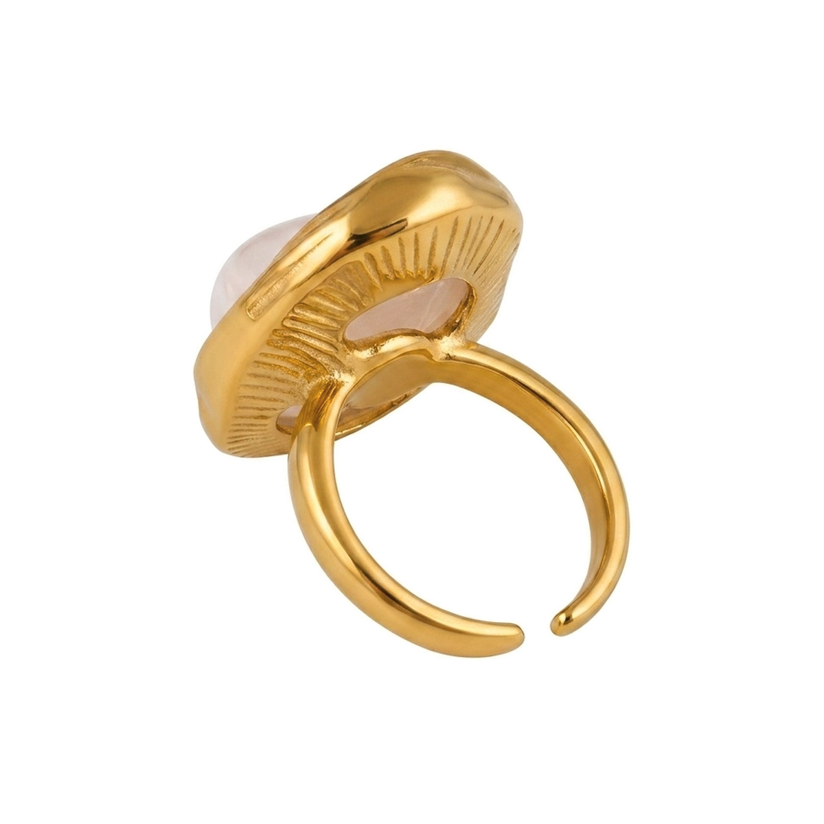 Sea Muse Ring shown from the side and reverse